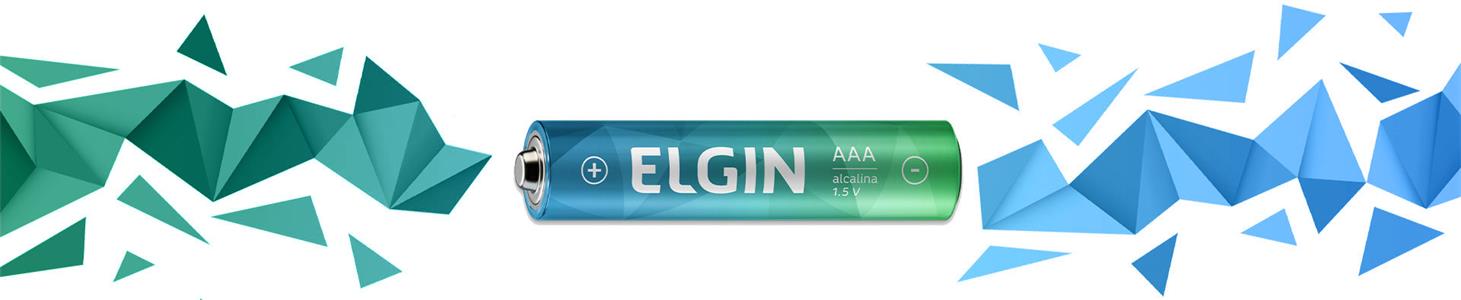 PILHA ALCALINA ELGIN AAA- LR03 (BLISTER C/2)