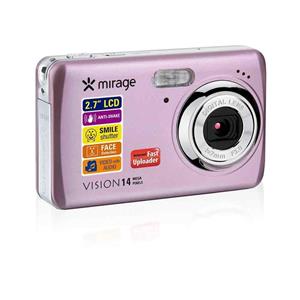 Camera Dig Multilaser Miragem Vision 14mp Lcd Rosa