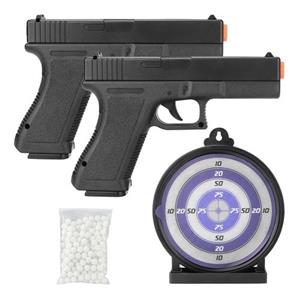 Airsoft Kit Vg - Alvo Gel e 2 Pist.v307 Mola 6mm