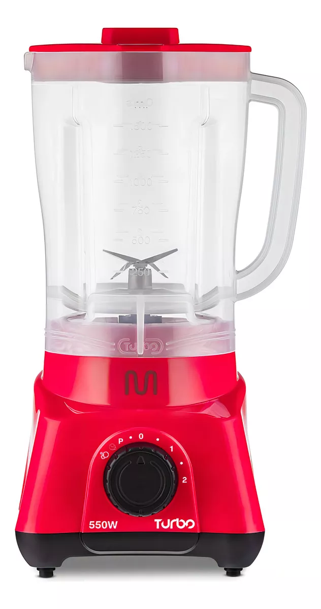 LIQUIDIFICADOR MULTI TURBO LQ554 550W 220V VERMELHO