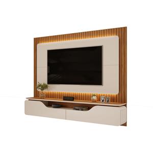 Painel Dj Supenso Treviso Off White Mdf Alt 1800 Cm Larg 2100tv 10p