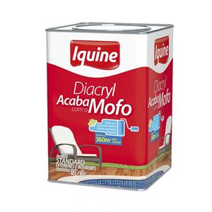 Tinta Iquine Diacryl Acaba Mofo Branco Neve 18l