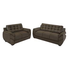 Sofa Topazio Te-213 3+2 Lug Veludo Tabaco .