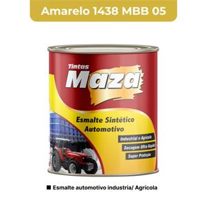 Tinta Esm Maza Automotivo Amarelo 1438 900ml