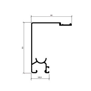 Perfil Hispex de Al Trilho Sup. 44,00 X 55,00 Bco 70117