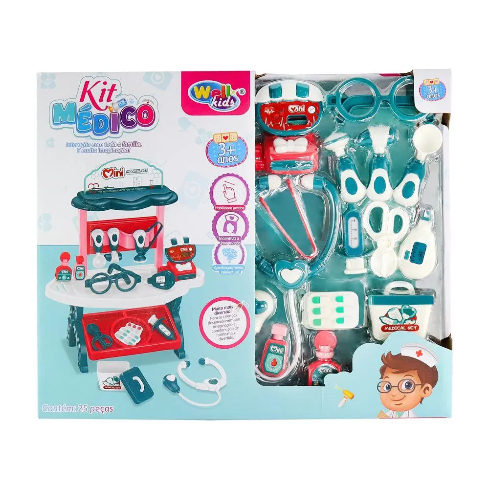 Kit Medico Little Wellmix Office 25 Pcs